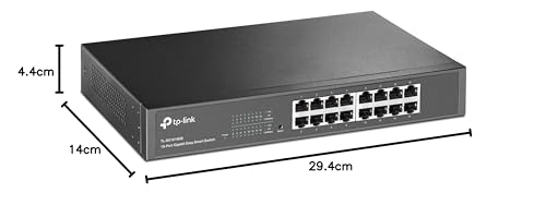 TP-Link Jetstream TL-SG1016DE - Switch - verwaltet - 16 x 10/100/1000 - an Rack montierbar