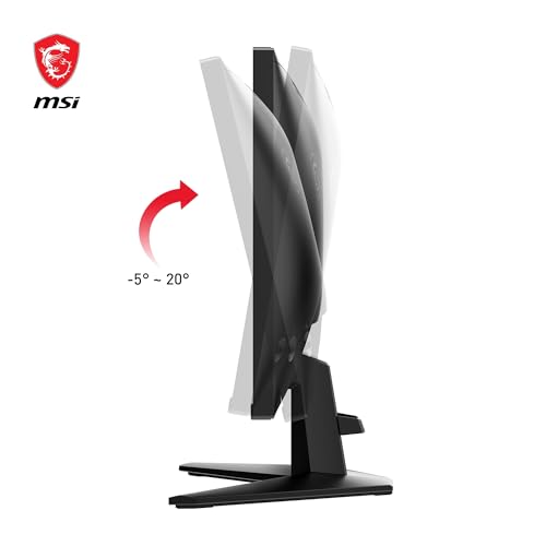 MSI G255F, Rapid IPS-Gaming-Monitor, 24,5" FHD, 180 Hz | 1920 x 1080, 180 Hz, 1 ms (GtG), 99 % sRGB, Adaptive-Sync – DP 1.2a, HDMI 2.0b CEC