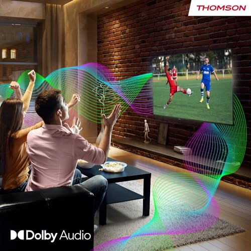 Thomson 40 Zoll (101 cm) FHD Easy TV, LED Fernseher (Ohne Smart-TV), Triple-Tuner (DVB-T/T2/C/S/S2), Dolby Audio, Hotel-Modus, Multimedia-Player, Beleuchtete Fernbedienung, 3X HDMI, 40FD2S13