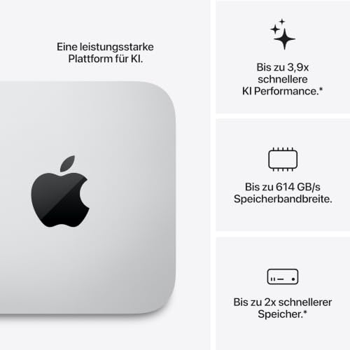Apple Mac Studio mit Apple M5 Max Chip - Silber