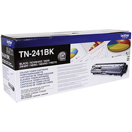 Brother TN-241BK, Original Toner, Schwarz, Standard, 2.500 Seiten