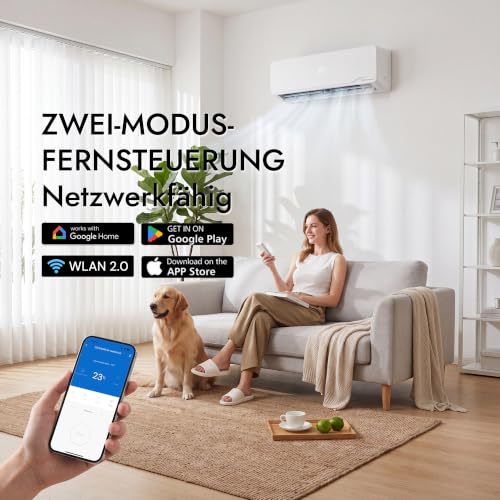 Cozeware Split Klimaanlage, 9000 BTU / 2,600 W