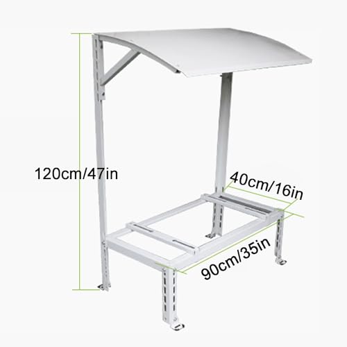 Halterung für Klimaanlagen für den Außenbereich, mit Überdachung, robuste Unterstützung für Mini-Split-Systeme