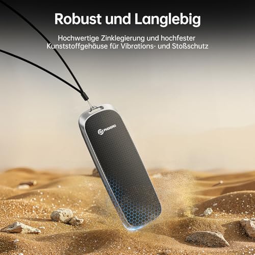 PHIXERO P10PRO Externe Tragbare NVMe SSD 2TB, Bis zu 1050MB/s, USB 3.2 Gen2, Inklusive 2-in-1 USB C Kabel, Externe Festplatte Portable SSD für iPhone 15/16 PRO/Android/Mac, Schwarz