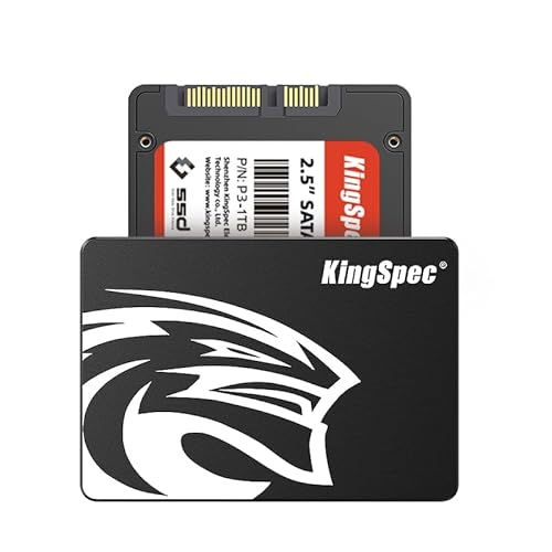 KingSpec 512GB 2 5 Zoll SATA SSD, 2.5 inch SATA III 6Gb/s Interne Solid State Festplatte - 3D NAND Flash, Kompatibel mit PS4/Desktop/Laptop
