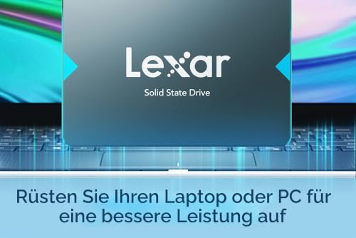 Lexar 2,5 Zoll SATA III (6 Gb/s) 2TB SSD, Solid-State-Laufwerk, SSD Festplatte Interne bis zu 550 MB/s Lesen, SATA SSD für Laptop, Desktop-Computer/PC