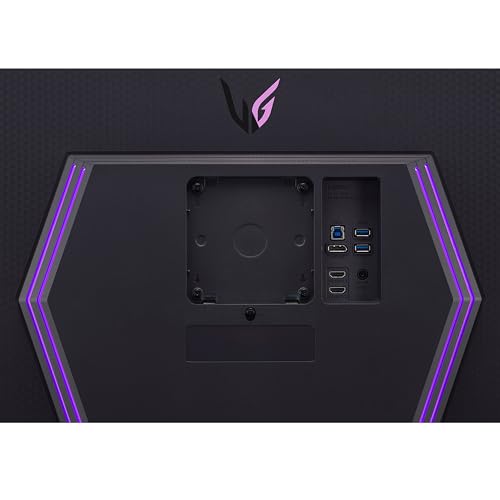 LG Ultragear 16:9 UHD Gaming Monitor 27GR93U-B - 27 Zoll, IPS-Display, HDR10, AMD FreeSync, Grau/Schwarz