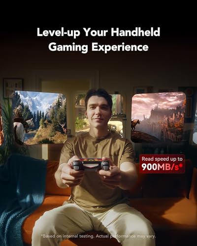 Lexar PLAY PRO MicroSD Express-Karte 1TB,900MB/s Lesen, 600MB/s Schreiben, | MicroSDXC, spieloptimiert, A2, 4K, Hochgeschwindigkeits-Speicherkarte für Handheld-Konsolen, Switch, tragbare Gaming-Geräte