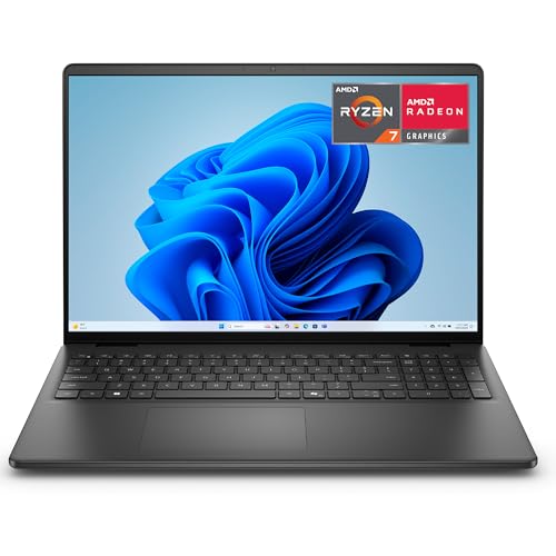 Dell 16 Laptop DC16255, AMD Ryzen 7 250, 16" 2K, Windows 11 Home, 16GB DDR5