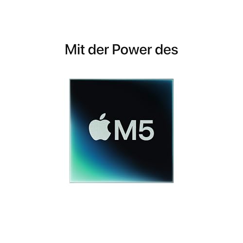 Apple MacBook Pro M5 Chip 14,2" Laptop, 10-Core CPU, 10-Core GPU: Liquid Retina XDR Display, 16GB gemeinsamer Arbeitsspeicher, 1TB SSD Speicher; Space Schwarz; Apple 96W USB‑C Power Adapter ​​​​​​