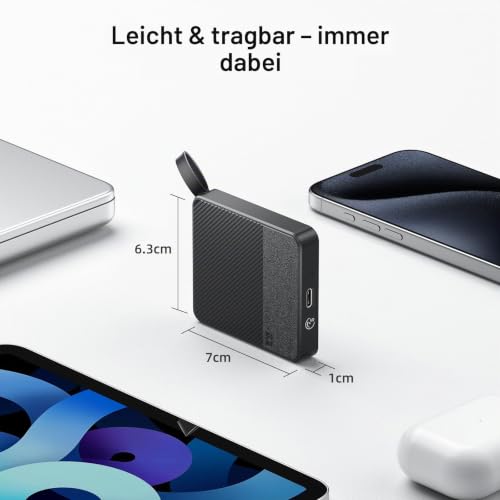 SAN ZANG MASTER Externe Festplatte 2TB,560 MB/s Lesen, 520 MB/s Schreiben,USB 3.2 Gen.1, Festplatte Extern für PC, Smartphone, und Spielekonsolen, S5Plus