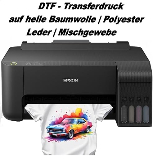 Dr. Inkjet Start060 - A4 DTF Drucker für helle Baumwollstoffe, Polyester und Mischgewebe