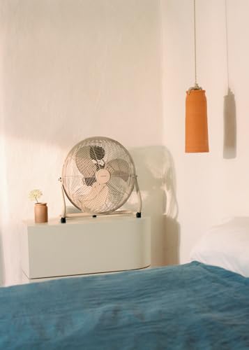 CREATE / AIR FLOOR RETRO/Industrieller Bodenventilator/Sand Ventilator, 16 Zoll, starker Luftstrom, 3 Geschwindigkeiten, leise, leicht, rutschfeste Standfüße