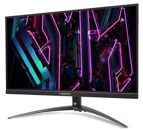 Acer Predator XB273KV3 Gaming Monitor 27 Zoll (68,6 cm) 4K 160Hz | 27 Zoll (69 cm Bildschirm) 4K, 160Hz, 1ms/0.5ms (GTG, Min.), HDMI 2.1, DP 1.4, höhenverstellbar, Pivot