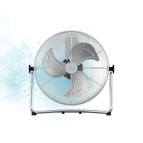 Cecotec Industrie-Ventilator EnergySilence 4100 Pro, 100 W, 3 Metallklingen 18" Durchmesser, Kupfermotor, 3 Geschwindigkeiten, Einstellbare Neigung, Sicherheitssystem
