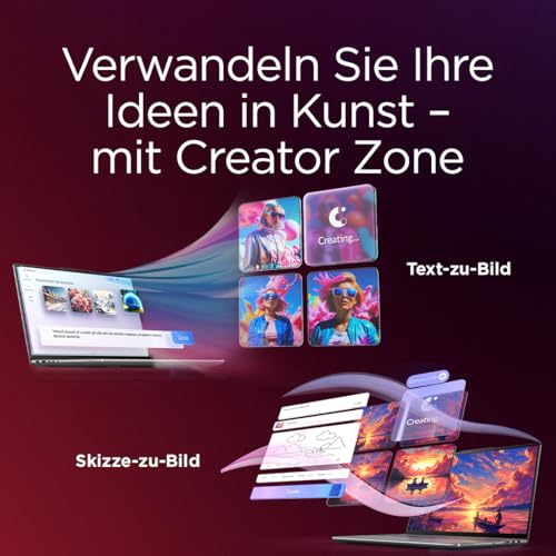 Lenovo Yoga Pro 9i Aura Edition Laptop | AI-PC | 16" 3.2K OLED | Intel Core Ultra 9 285H | 32GB RAM | 1TB SSD | NVIDIA GeForce RTX 5060 | Win11 Pro | QWERTZ Beleuchtet | Grau | 3 Jahre Premium Care