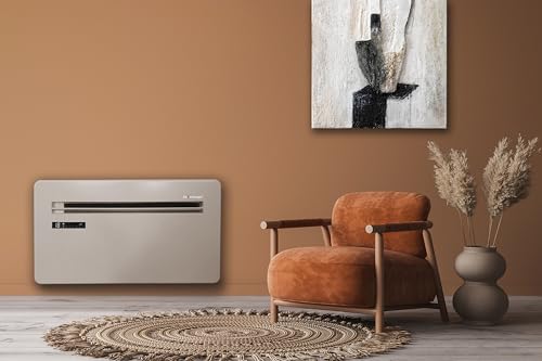 AirExchange - Wand-Monoblock-Klimaanlage-Wärmepumpe-INVERTER, 4-in-1 Klimaanlage ohne Außengerät, Heizen, Kühlen, Entfeuchten, Reinigen, 12.000 BTU, bis 80 m², R290, WEIß