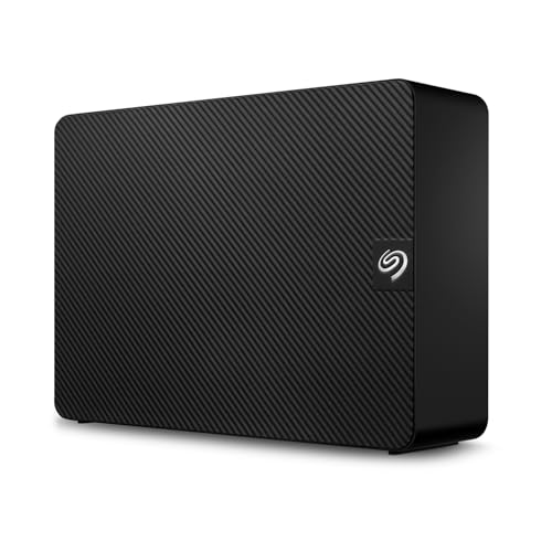 Seagate 20TB Expansion Desktop-Festplatte | USB 3.0 (STKP20000400) | Desktop-HDD für einfaches Backup, Plug-and-Play, Drag-and-Drop, erkennt Windows & Mac automatisch. 2 Jahre Garantie + Rescue