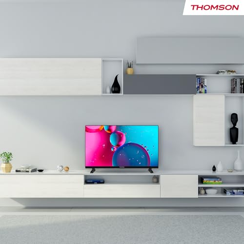 Thomson 32 Zoll (80 cm) HD Smart Fire TV, Alexa-Sprachsteuerung, Triple-Tuner (DVB-T2/C/S2), Dolby Audio, DTS Virtual:X, HDR10, WLAN, Bluetooth, HDMI, 32HF2S34