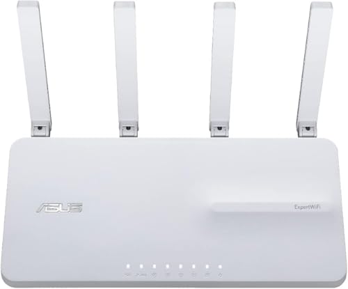 ASUS ExpertWiFi EBR63 AX3000 WiFi 6 All-in-One Access Point mit Router | Switch & Sicherheits-Gateway, unterstützt bis 5 SSIDs, VLAN, SDN, Gästeportal, Site-to-Site VPN, einfache Verwaltungs-App