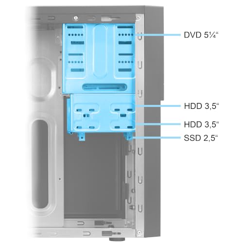 Ankermann Office Prime | Intel Core i5-14400F | Nvidia GeForce GT 730 4GB | 16GB DDR5 RAM | 1TB NVMe SSD | Windows 11 | WLAN & Bluetooth | MS Office 2024