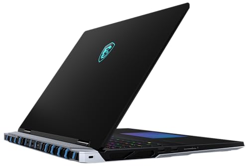 MSI Titan 18 HX AI Gaming-Laptop, 18" UHD+ Mini-LED Display, Intel Core Ultra 9, NVIDIA GeForce RTX 5090, 96 GB DDR5 RAM, 6 TB SSD, Windows 11 Home, QWERTZ Tastatur, Schwarz, A2XWJG-070