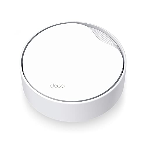 TP-Link Deco X50-PoE Wi-Fi 6 Mesh WLAN Set(1 Pack), AX3000 Dualband Router & Repeater(Unterstützt PoE und DC-Stromversorgung, 2.5G Port + 1G Port, WPA3, empfohlen für Häuser mit 1-2 Schlafzimmern)