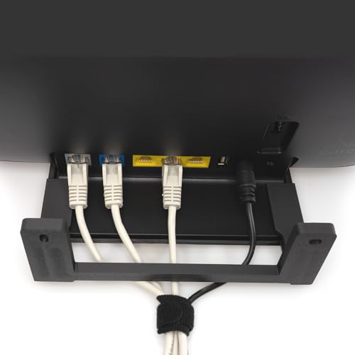 Wandhalterung für Telekom Speedport Smart 4 Plus, 4R, 4R 2, Router WLAN Halterung Halter Wandhalter mit Kabelmanagment inkl. Befestigungsmaterial - Made in Germany