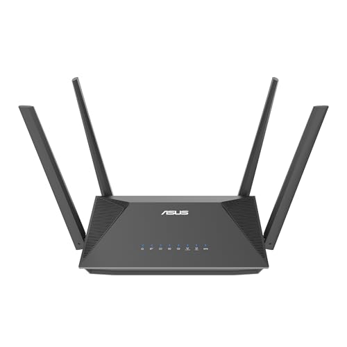 ASUS RT-AX52 Pro AX3000 Dual Band WiFi 6 Router | Instant Guard, Kindersicherung, integriertes VPN, AiMesh, 3.000 Mbps