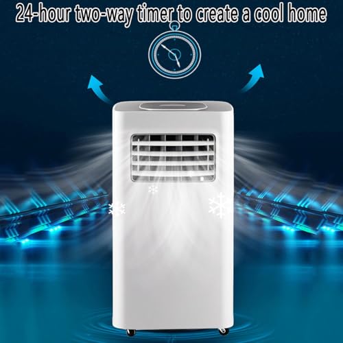 Tragbare Klimaanlage 12000 BTU Kühlventilator mit Luftentfeuchter, Fernbedienung, Fenster-Kit, oszillierende AC-Einheit für Zuhause, Büro, Schlafzimmer