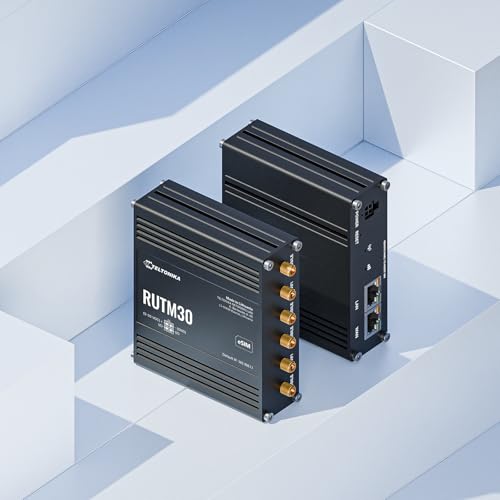 Teltonika RUTM30 Compact 5G Industrial Router – High Performance Cellular Gateway, Wi-Fi, Ethernet, RMS Remote Management