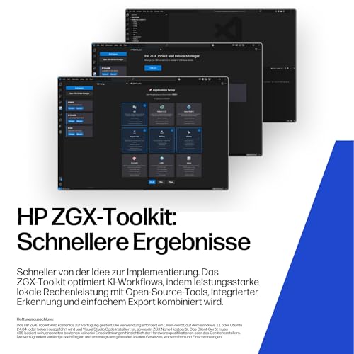 HP ZGX Nano G1n AI Station - Mini - 1 x GB10 Grace Blackwell Superchip Cortex-A725 + Cortex-X925 - RAM 128 GB - SSD 1 TB - NVMe, TLC, SED - NVIDIA Blackwell - 1GbE, 2.5GbE, 5GbE, 10GbE, 200GbE