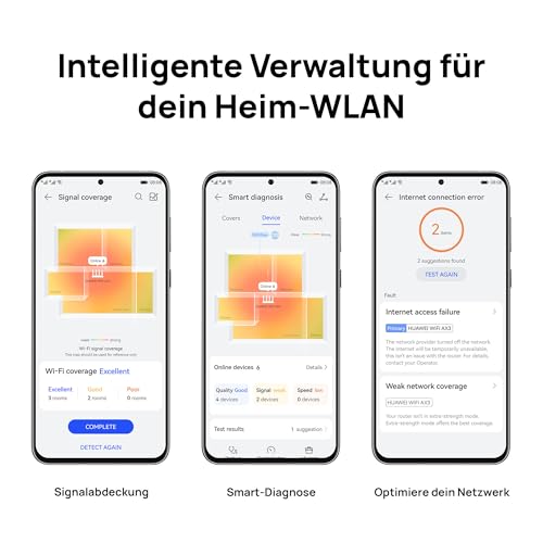 HUAWEI WiFi AX3 New Router, Wi-Fi 6, 3000 Mbit/s, Weiß | größere Bandbreite mit 160 MHz, intelligente Verwaltung deines Heim-WLANs, umfassende WLAN-Abdeckung, Keine DSL-Funktion