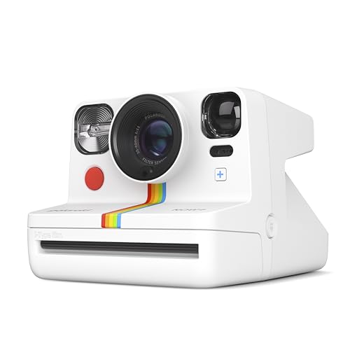 Polaroid Now+ Generation 2 - Camera + Film Bundle (16 Photos Included) - White - Bluetooth Connected App Controlled Instant Film Camera-6437