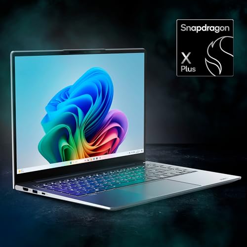 MEDION SPRCHRGD 14 S1 35,56 cm (14" Zoll 120Hz 2.8K WQXGA+) Laptop (Copilot+ PC, Qualcomm Snapdragon X Plus, 16GB DDR5 RAM, 512GB SSD, Win 11 Home)