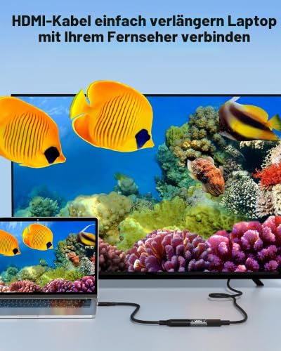 BRV Explorer HDMI Kupplung 8K 2 Pack, HDMI Buchse auf Buchse Verbinder 2.1, HDMI Verlängerung Adapter Kompatibel mit 8K@60Hz/ 4K@120Hz UHDHDR eARC 3D Dolby, für Laptop, HDTV, PC, Monitor, Roku TV