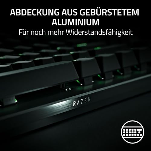 Razer Huntsman V3 Pro Mini - Analoge optische E-Sport Gaming-Tastatur 60% Format - Snap Tap & Rapid Trigger (Digitale Steuerungstasten, Doubleshot-PBT-Tastenkappen) QWERTY US-Layout | Schwarz