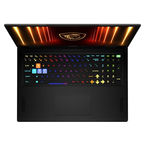 msi Vector 18 HX AI A2XWIG-674IT, Gaming Notebook 18 Zoll QHD+ 240 Hz, Intel Core Ultra 9 275HX, Nvidia RTX 5080 16 GB GDDR7, 32 GB RAM DD5 6400 MHz, 1 TB PCIe4, WiFi 7, Win 11 Home