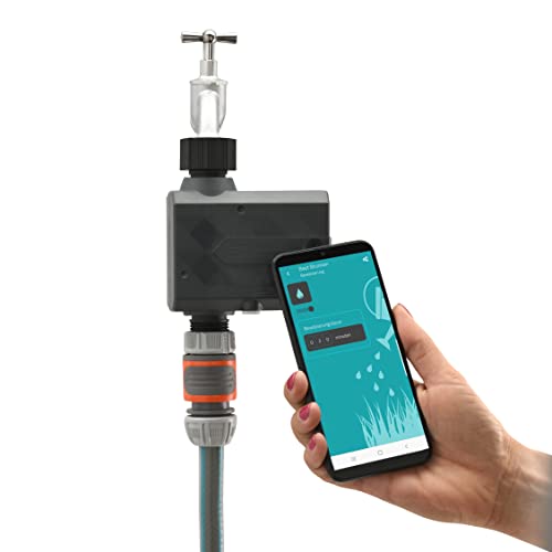 Eurotronic Comet Aqua, WLAN-Bewässerungscomputer (Bewässerungssystem mit Zeitschaltuhr, Frost- und UV- Schutz, App gesteuerte Bewässerung für den Garten, Bewässerungssystem Garten)