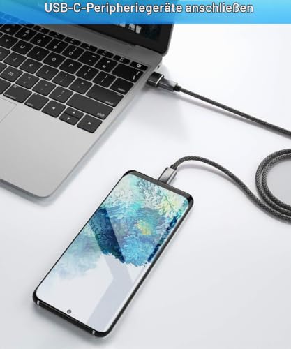 USB C Buchse zu USB Stecker Adapter 5 Pack,Typ A Netzteil Ladegerät Adapter für iPhone 17 16 15 14 Pro Max,iPad 10 11 Mini 6 Air,Apple Watch 7 8 9,Samsung Galaxy S24 S23 A54 Plus Ultra,Carplay