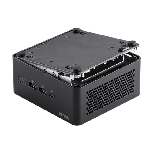 ASUS NUC 14 Pro Tall Mini PC RNUC14RVHU7089C2I | Intel Core Ultra 7 155H vPro Prozessor, Arc Grafik, 1TB Speicher, 2x 16GB RAM, WiFI 6E, Windows 11 Pro, mit EU-Netzkabel