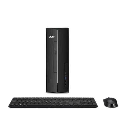 Acer Aspire XC-1785 Desktop-PC (Intel Core i5-14400, 16 GB RAM, 512 GB SSD, Intel UHD Graphics, WLAN, HDMI, Bluetooth, Windows 11 Home), Schwarz