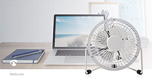 NEDIS FNDK1WT10 Tischventilator (B x H x T) 150 x 140 x 80 mm