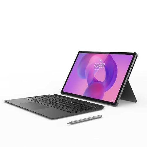 Lenovo Idea Tab Pro Tablet 32,7 cm (12,7 Zoll), 3K, Matte Edition (MediaTek Dimensity 8300, 8 GB RAM, 128 GB UFS 3.1, 144 Hz, Wi-Fi 6E, Bluetooth 5.3, Android 14), Mondgrau, inklusive Tab Pen Plus