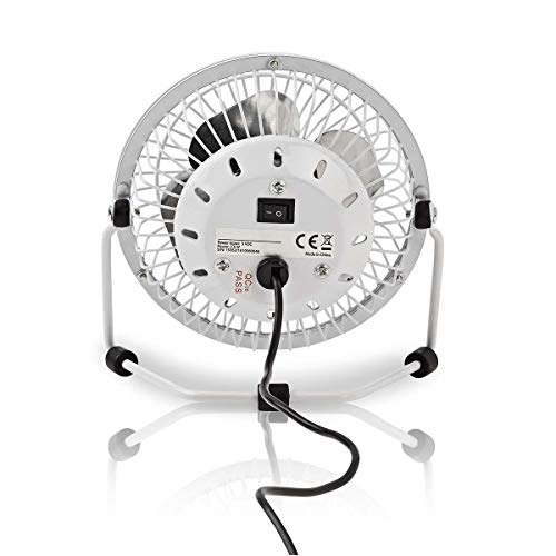 NEDIS FNDK1WT10 Tischventilator (B x H x T) 150 x 140 x 80 mm