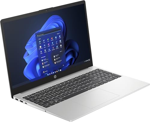 HP 255 G10 Business Laptop 15,6" Entspiegeltes FHD-Display AMD Ryzen R3-7320U 8 GB DDR4 RAM 256 GB SSD AMD Radeon Grafik Windows 11 Home QWERTZ Tastatur Silber