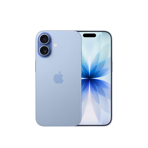 Apple iPhone 17 256 GB: 6,3" Display mit ProMotion, A19 Chip, Center Stage Frontkamera für Smarte Gruppenselfies, Verbesserte Kratzfestigkeit, Batterie für den ganzen Tag; Nebelblau