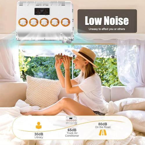 12 V/24 V LKW-Kabinen-Klimaanlage, tragbares elektrisches Wohnmobil-Split-AC-Kit für Camper und Busse