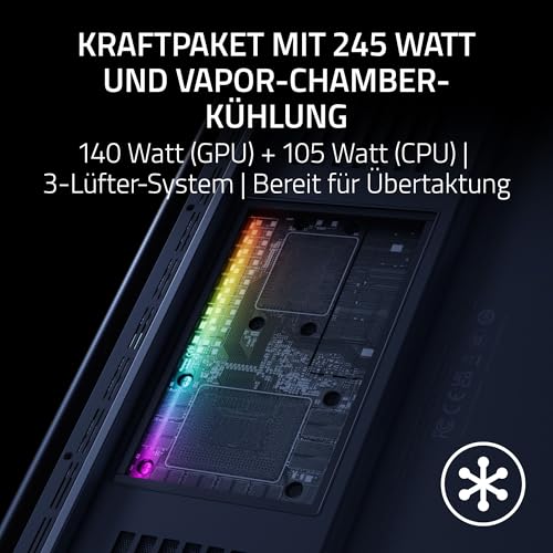 Razer Blade 18 (2025) - 18 Zoll Gaming-Laptop - NVIDIA GeForce RTX 5070 Ti - Intel Core Ultra 9 275HX - 18" Dual Display UHD+ 240Hz - FHD+ 440Hz - 32GB DDR5-1TB SSD - QWERTZ DE-Layout | Schwarz