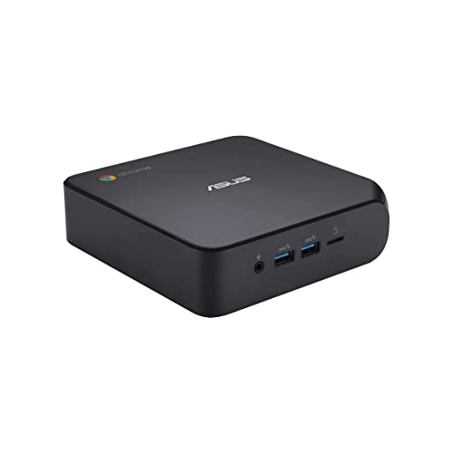 ASUS CHROMEBOX4-G3006UN Mini Desktop PC (Intel Core i3-10110U, integrierte Intel HD Grafik, 4GB DDR4 Speicher, 128GB M.2 SATA SSD, Chrome OS) schwarz